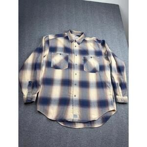 Levi's Men's Casual Plaid Button-Up Shirt Size Large